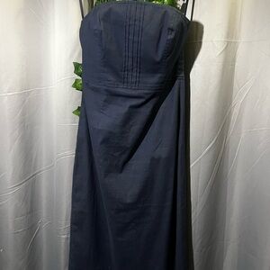 Strapless Navy blue  Express Dress